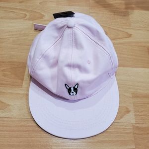 BNWT Forever21 puppy bull dog pink baseball cap hat